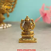 Brass Lakshmi Devi Idol - 3.5 Inch Height