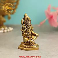 Brass Hanuman Idol - 4 Inch Height