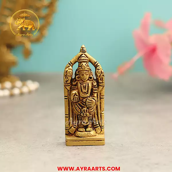 Brass Balaji Idol - 3.8 Inch Height
