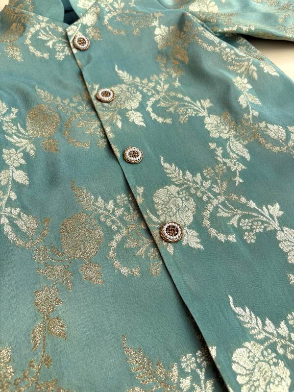 Aquateal Brocade silk Kurta Set