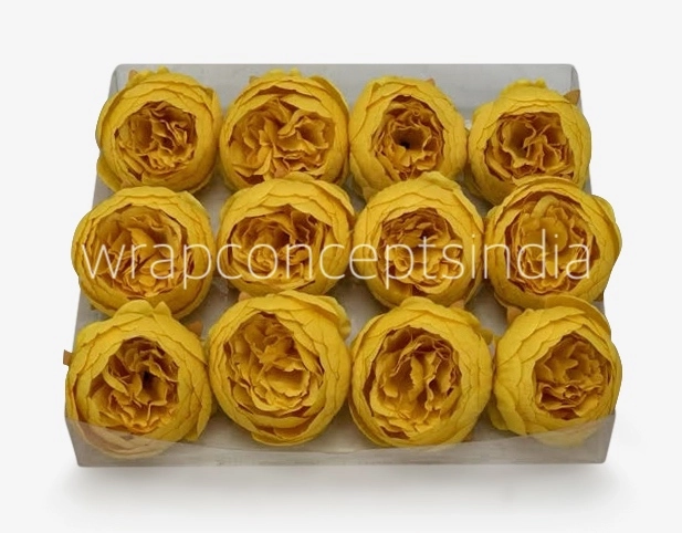Peony - Mango Yellow