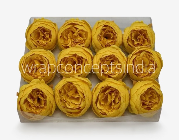 Peony - Mango Yellow