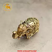 Premium Brass Elephant - 2.8 Inch Height