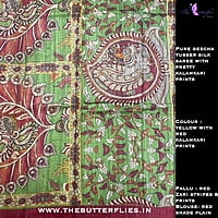 Pure Geecha Tusser Silk Saree 4