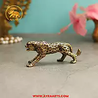 Premium Brass Cheetah - 5 Inch Length