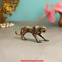 Premium Brass Cheetah - 5 Inch Length