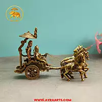 Brass Arjun Rath - 7 Inch Height