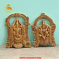 Brass Balaji Padmavati - 7.5 Inch Height