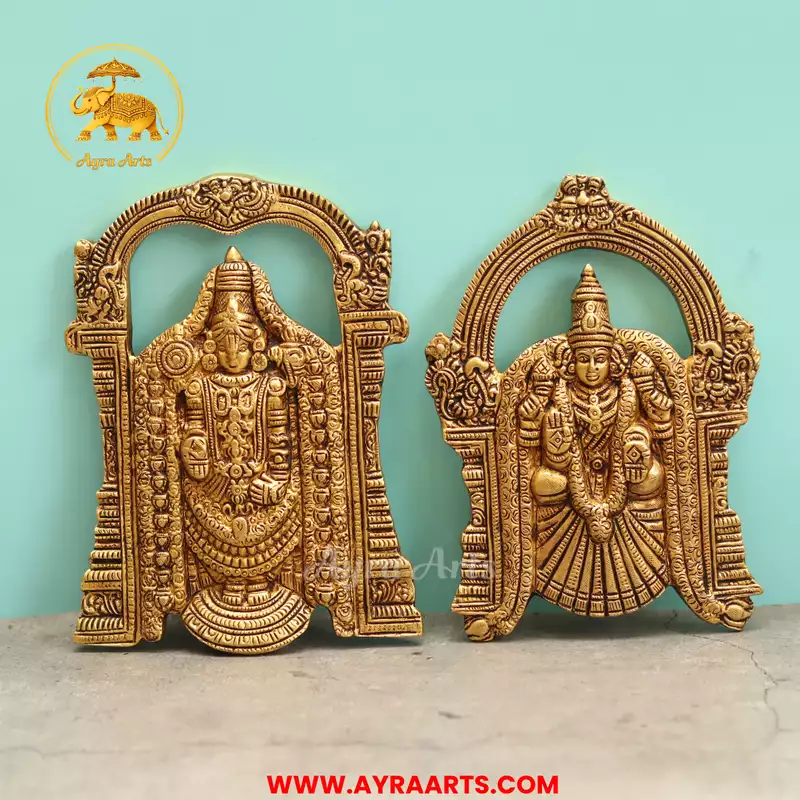 Brass Balaji Padmavati - 7.5 Inch Height