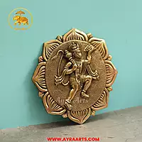 Brass Hanuman Wall Hanging - 7.5 Inch Height