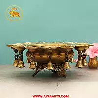 Brass Urli Diya Bowl - 13 Inch Length