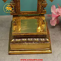 Brass Prabhavali Thiruvachi Mandap Makarathoranam with Stand - 18 Inch Height