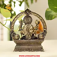 Premium Brass Gayatri Devi Lalita Tripura Sundari Shakti Mata Murti Pooja Idol - 6 Inch Height