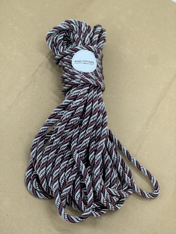 Twisted Chord - Browwn Gold-Gold-10 MM