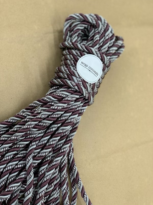 Twisted Chord - Browwn Gold-Gold-10 MM