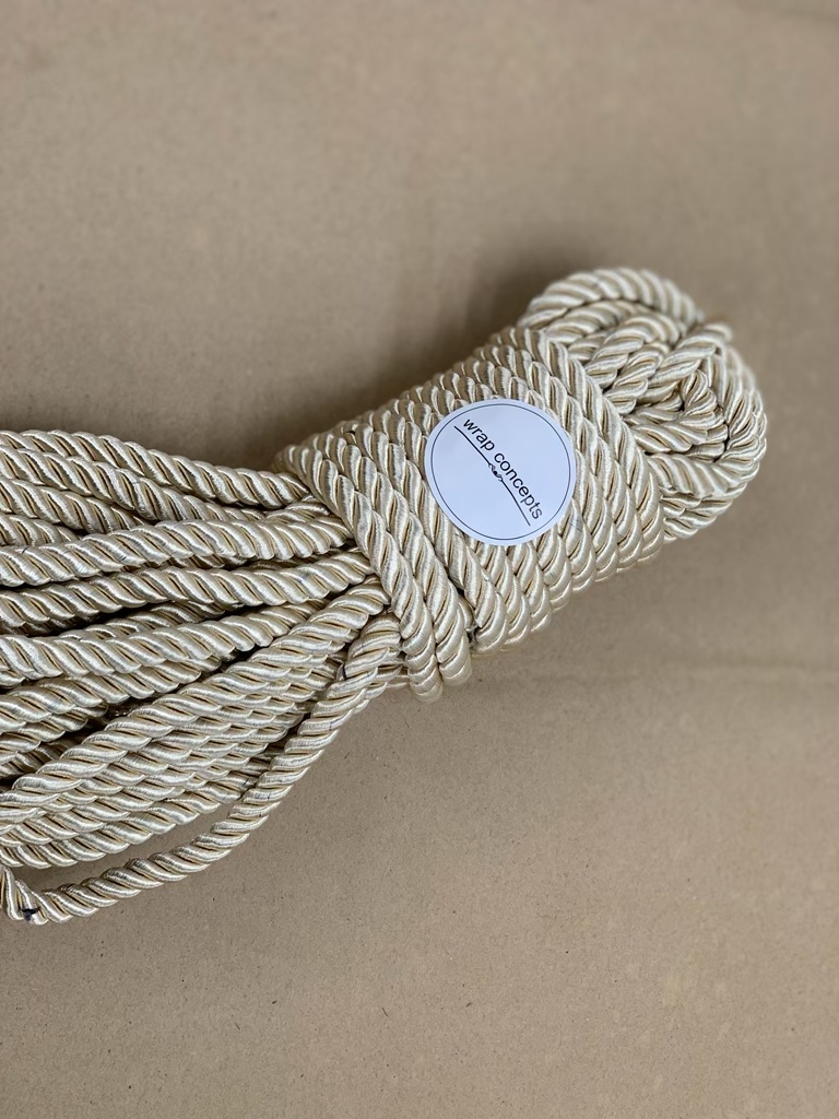 Champagne Twisted Chord - 10 MM
