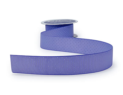 Polka Dot Ribbon -Lilac with White-Violet-10 yards-2.5 cms