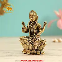 Premium Brass Bala Tripura Sundari Bala Parameshwari Vaalai Balambigai Devi Murti - 4 Inch Height