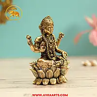 Premium Brass Bala Tripura Sundari Bala Parameshwari Vaalai Balambigai Devi Murti - 4 Inch Height