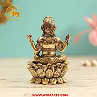 Premium Brass Bala Tripura Sundari Bala Parameshwari Vaalai Balambigai Devi Murti - 4 Inch Height