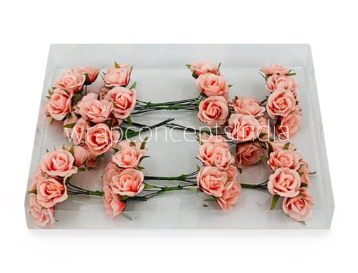 Flower On Stick-W-6002-Peach