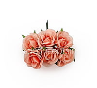 Flower On Stick-W-6002-Peach