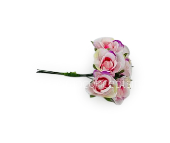 Rose Flowers on stick - Pink & Purple