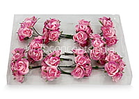 Rose Flowers on Stick - Pink
