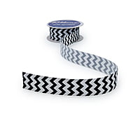 Red & White Chevron Pattern