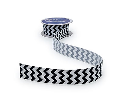 Red & White Chevron Pattern