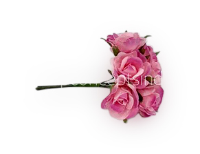 Rose Flowers on Stick - Pink