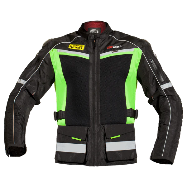 TBG WANDERER - Mesh Riding Jacket Black/Fluro