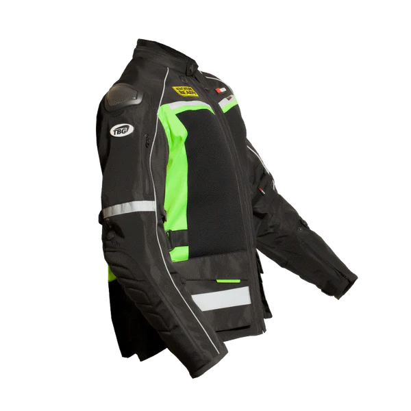 TBG WANDERER - Mesh Riding Jacket Black/Fluro