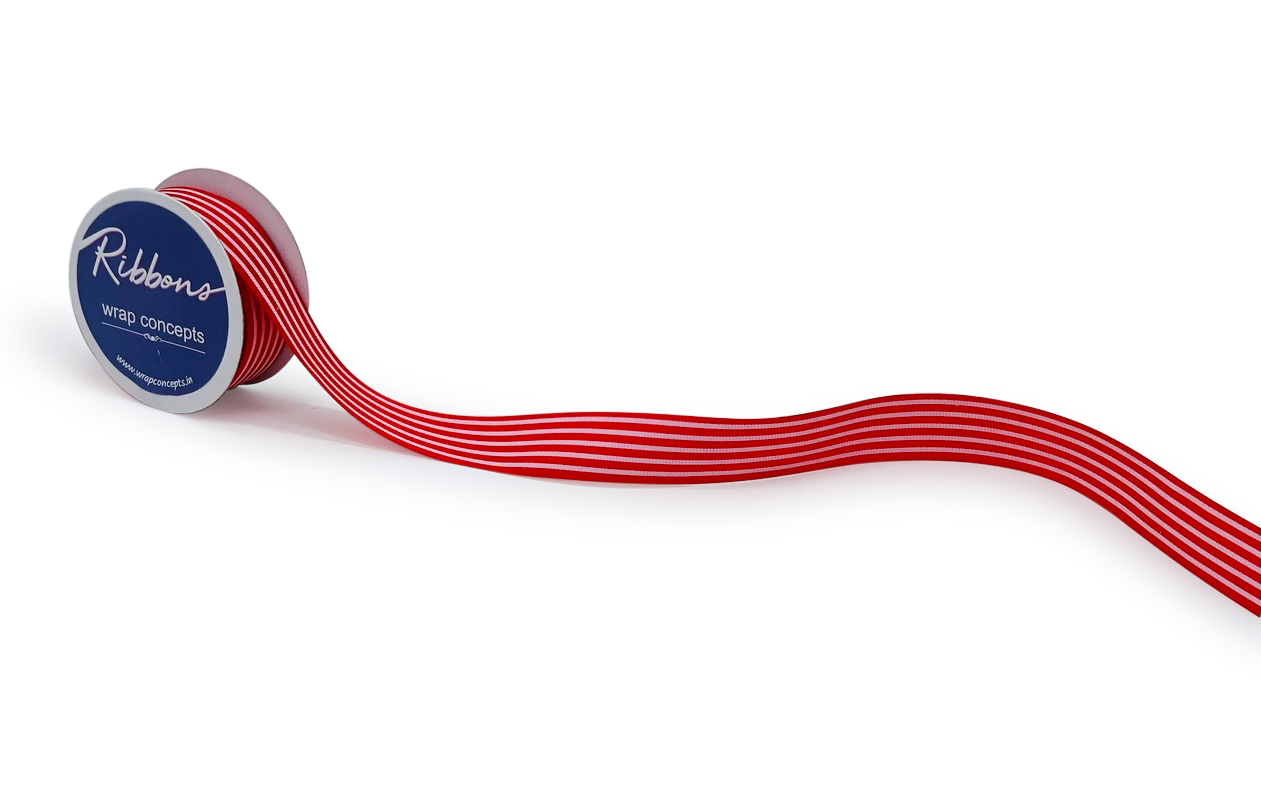 Stripes Ribbon - Pink's/Red/Yellow/Green