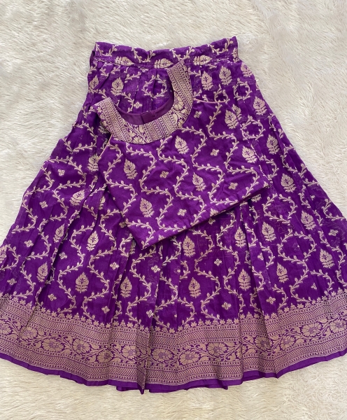 Moksha -  The  Banarasi Lehenga (Purple) That2