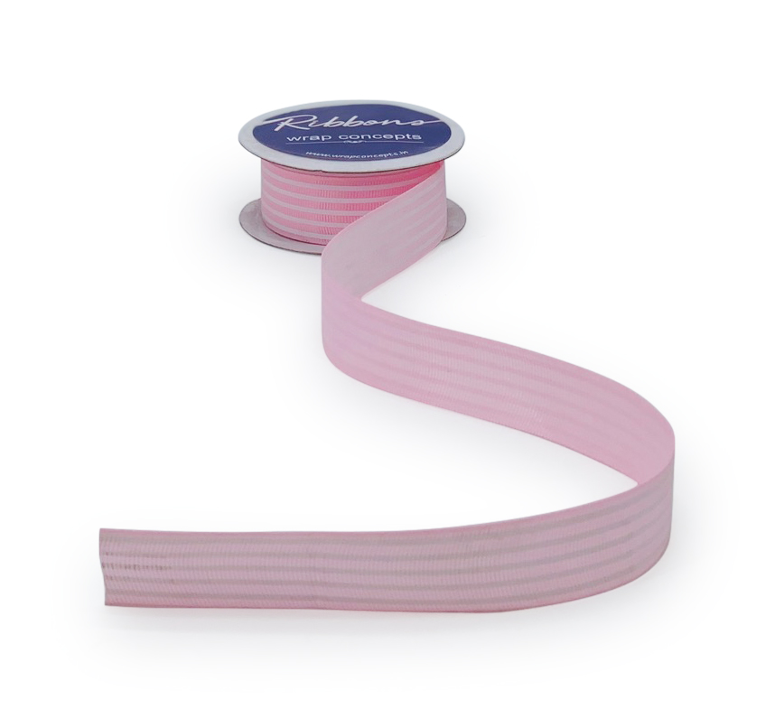 Stripes Ribbon - Pink's/Red/Yellow/Green