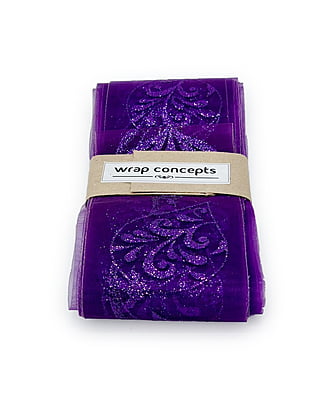 Amethyst Sheer with Ogee Pattern