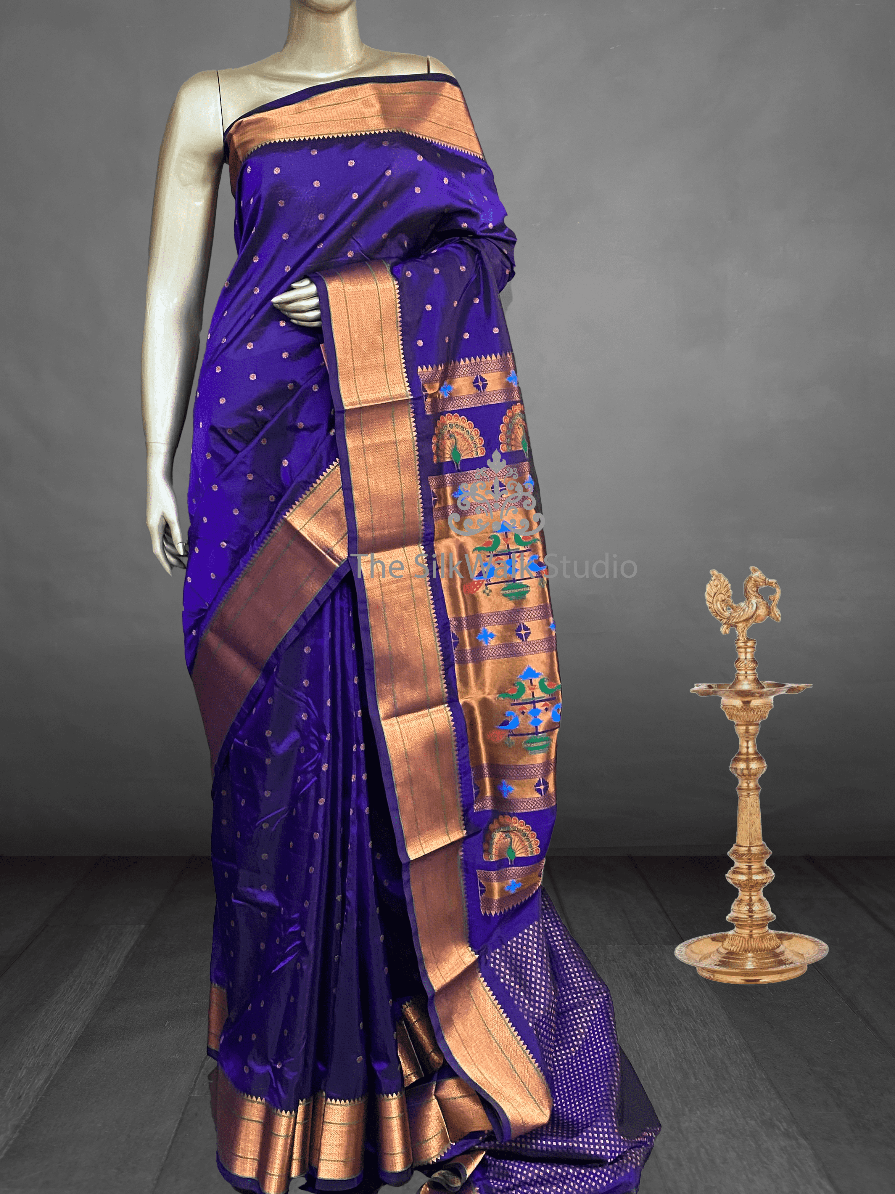 Manasa – Paithani Border Semi Silk Saree 13916