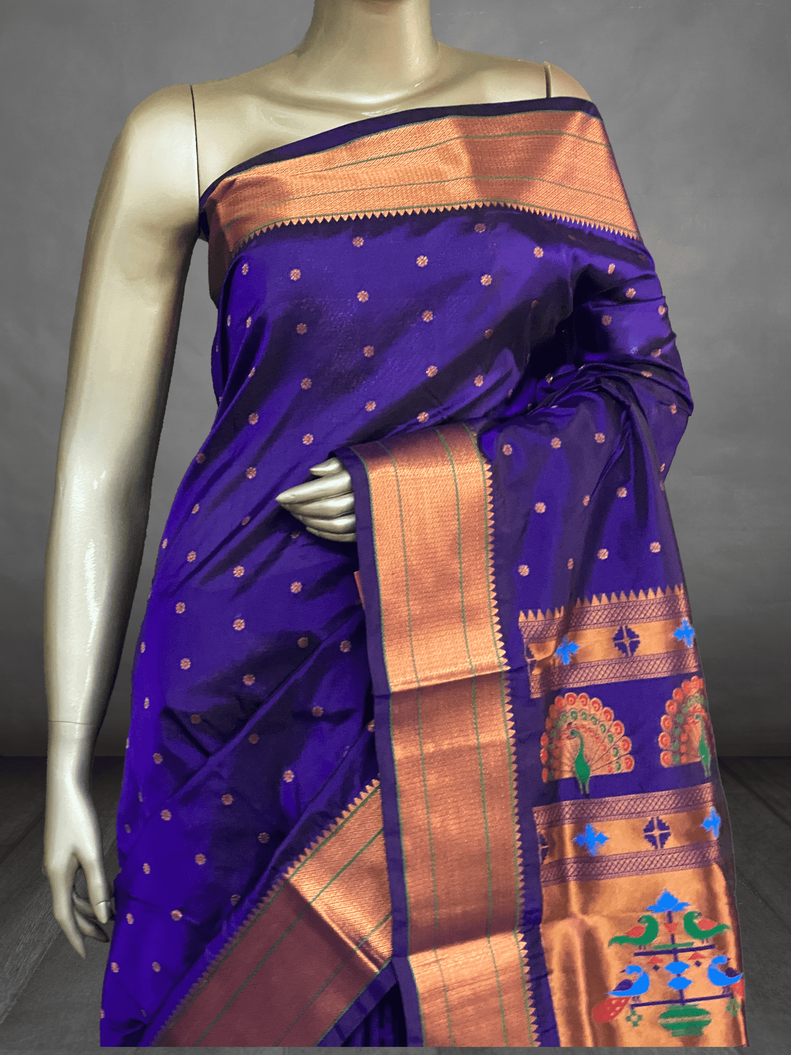 Manasa – Paithani Border Semi Silk Saree 13916