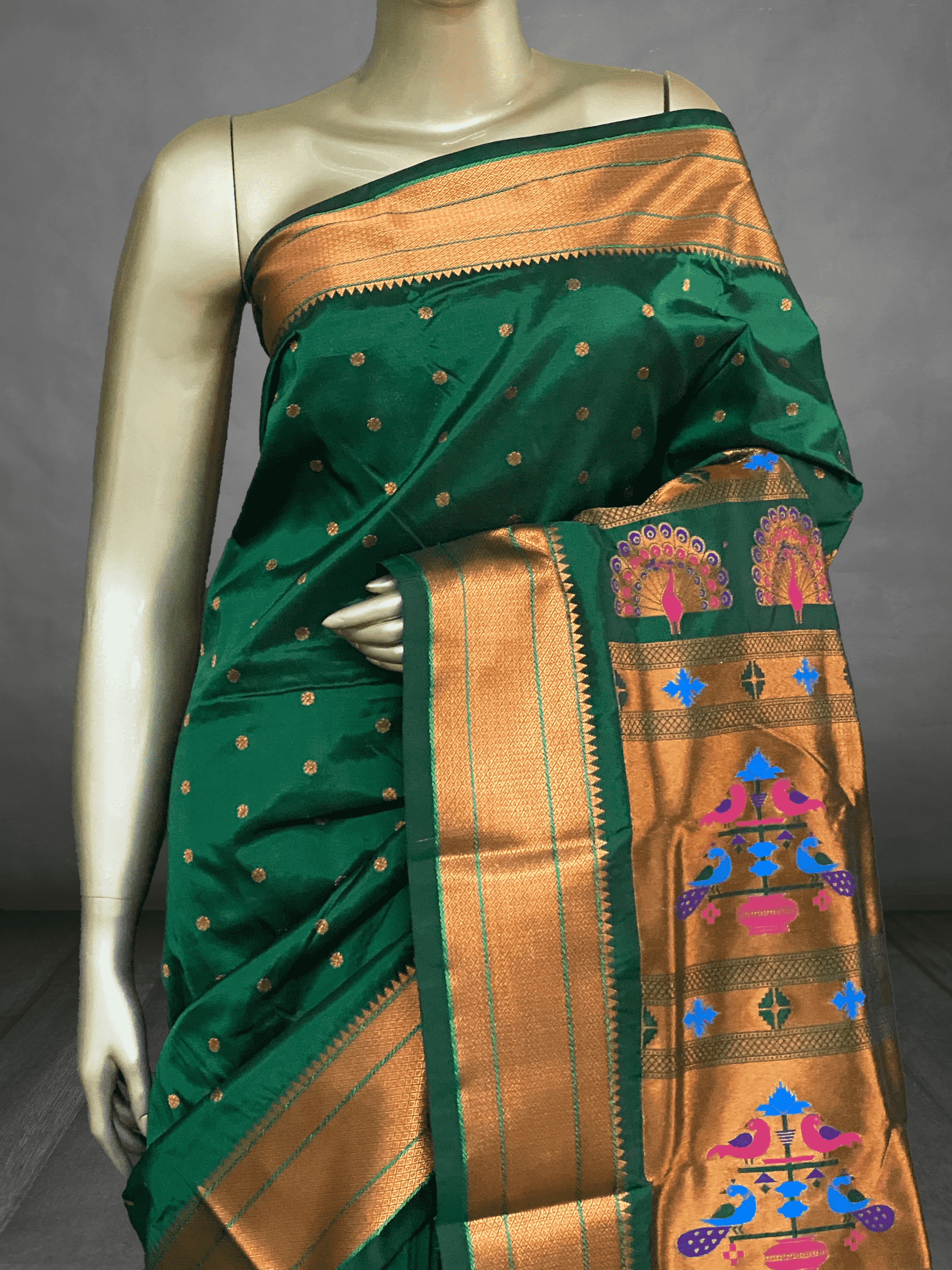 Manasa – Paithani Border Semi Silk Saree 13919