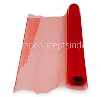 Organza Plain Roll - Red