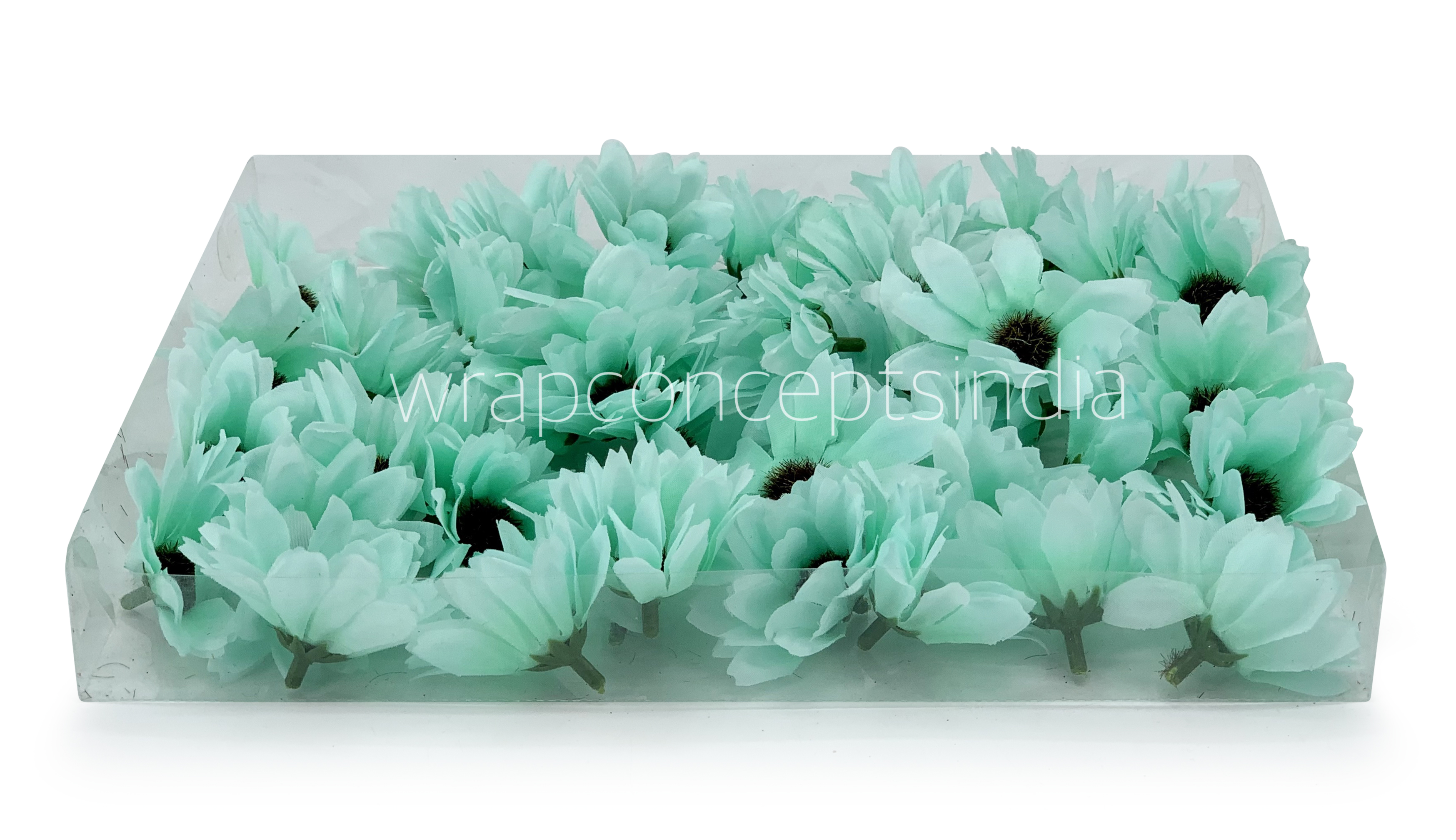 Sun Flowers - Sea green