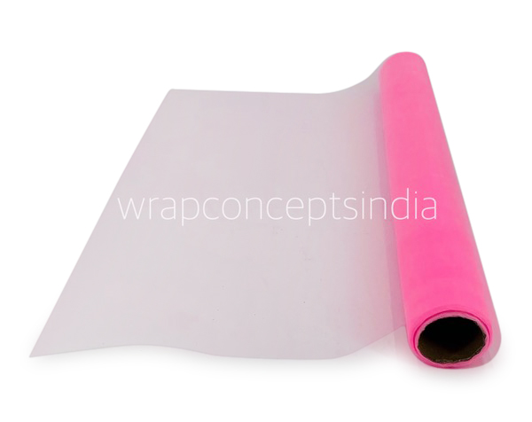 Organza Plain Roll - Pink