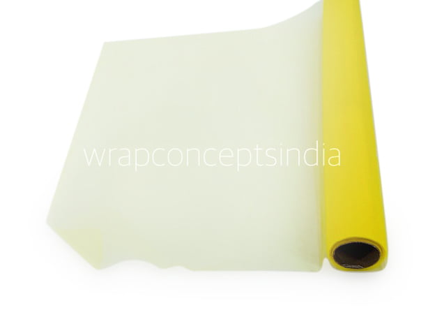 Organza Plain Roll - Yellow