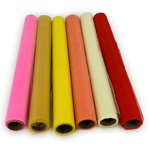 Organza Plain Roll - Orange