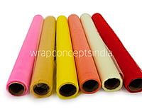 Organza Plain Roll - Red