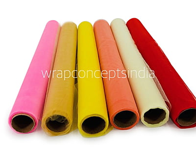 Organza Plain Roll - Yellow