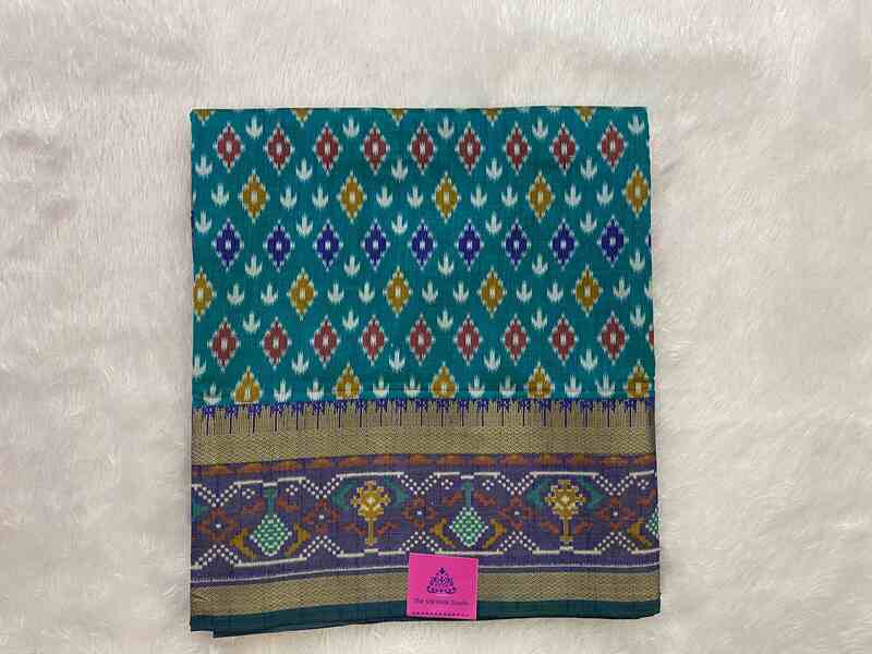 Buy Patola Pattern Casual Sarees Online | The Silk Walk Studio