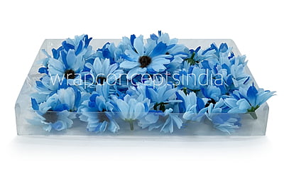 Sun Flowers - Shaded Blue