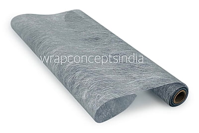 Faux Jute Mesh - Silver